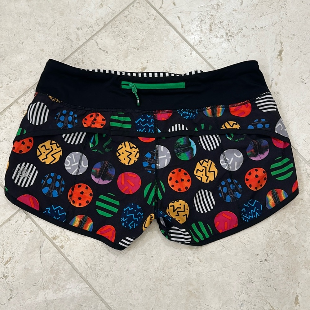 lululemon seawheeze speed short 2.5” size 6